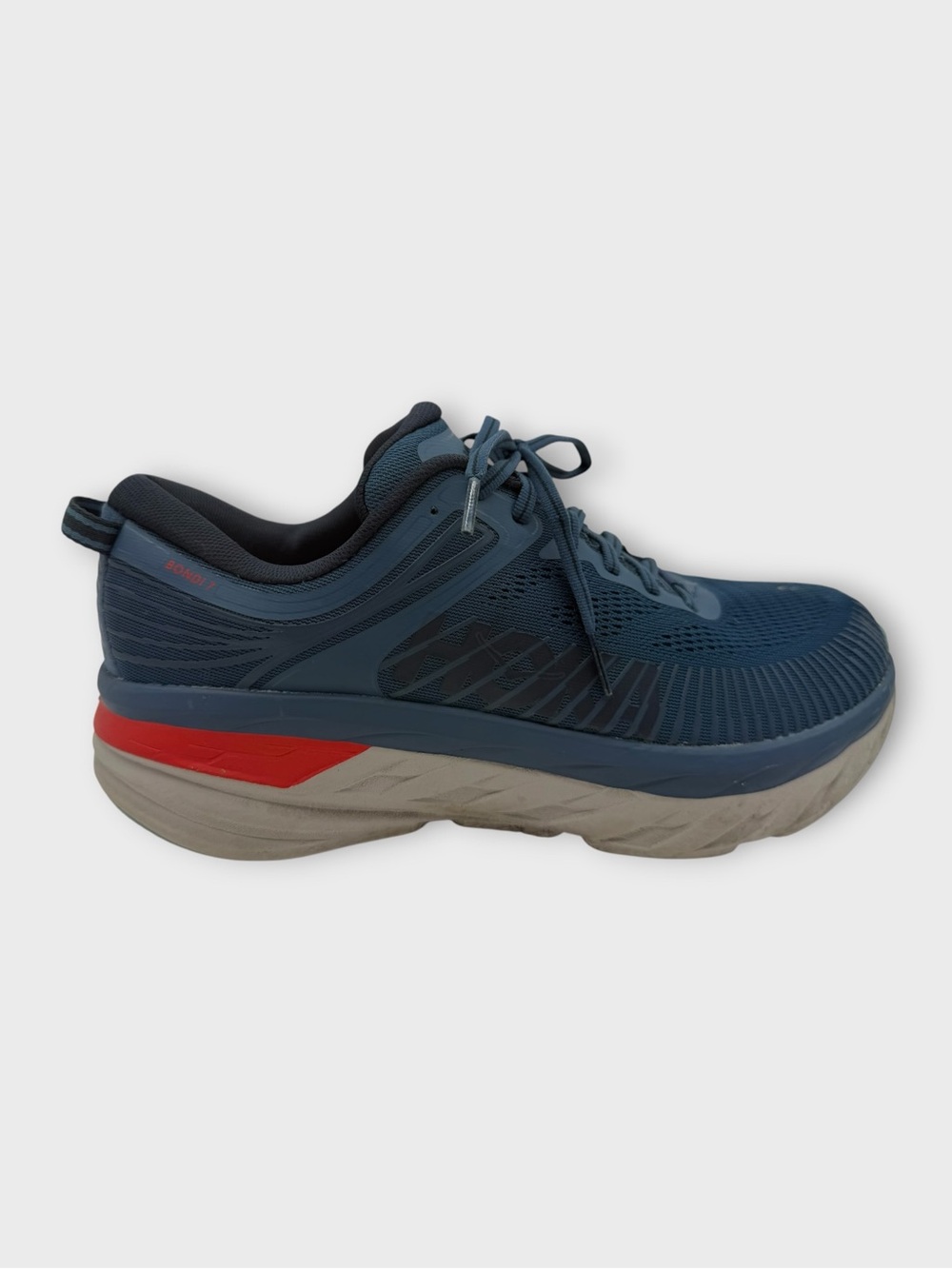 Hoka One One Men's Bondi 7 Running Shoes Men’s Size 9.5 2E Wide No Insoles